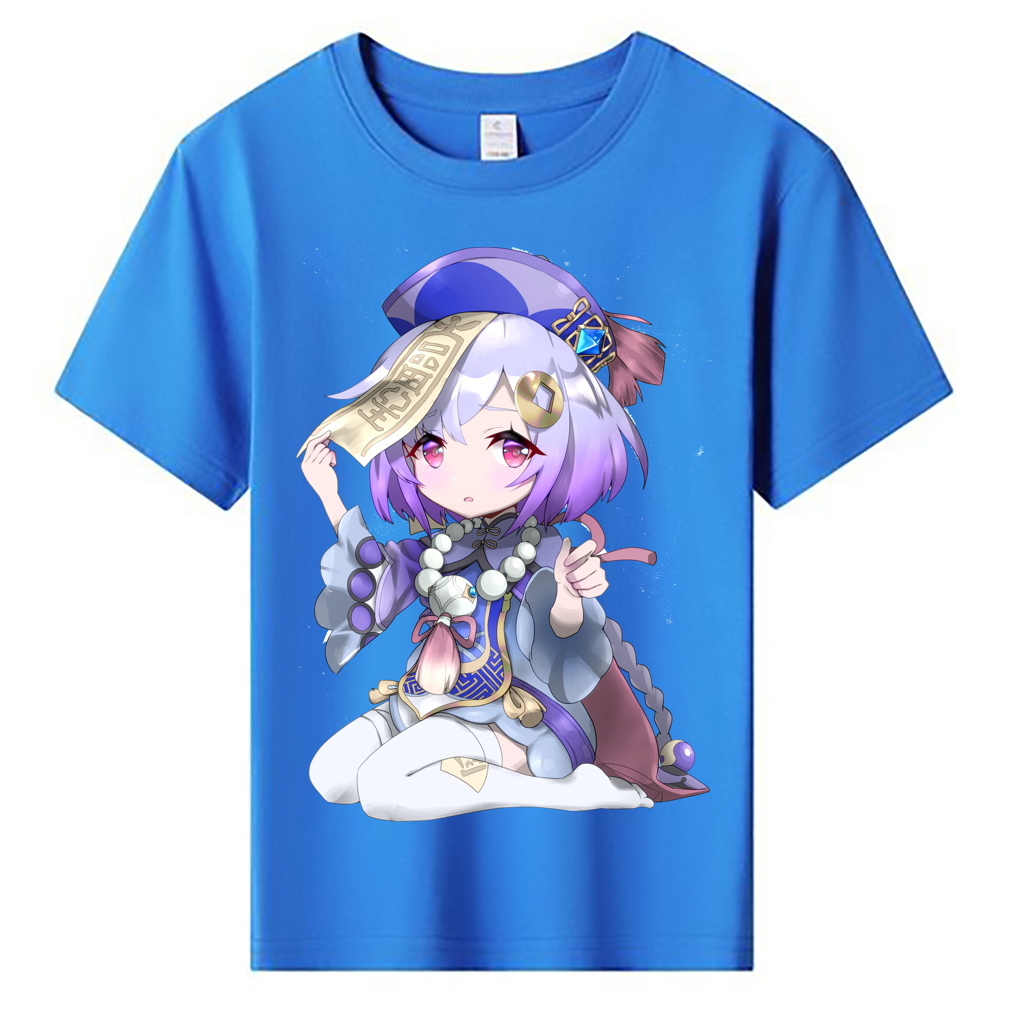 げんし神 七七 なな  genshin Nana 綿100％キッズTシャツ（フロントプリント）
